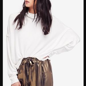 Free People Alameda Dolman-Sleeve Turtleneck
